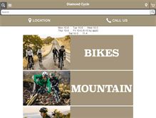 Tablet Screenshot of diamondcycle.com